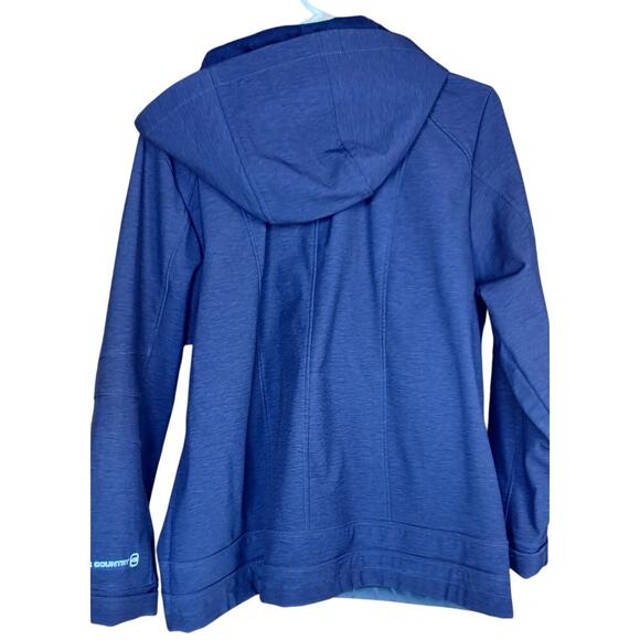 Free Country Women's Super Softshell Jacket, Size XL, Purple (Removable Hood) - Picture 3 of 9